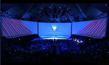 2014三星手機(jī)全球發(fā)布會新品現(xiàn)場無線租賃成功案例